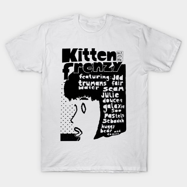 Kitten Frenzy 90s Fanzine T-Shirt by CultOfRomance